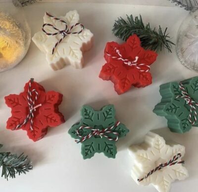 Copos de Nieve Navideños (x docena)