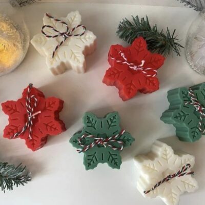 Copos de Nieve Navideños (x docena)