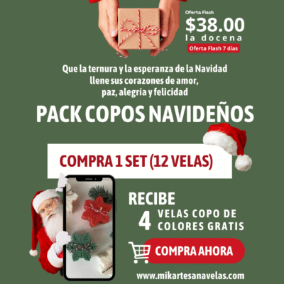 Copos de Nieve Navideños (x docena)